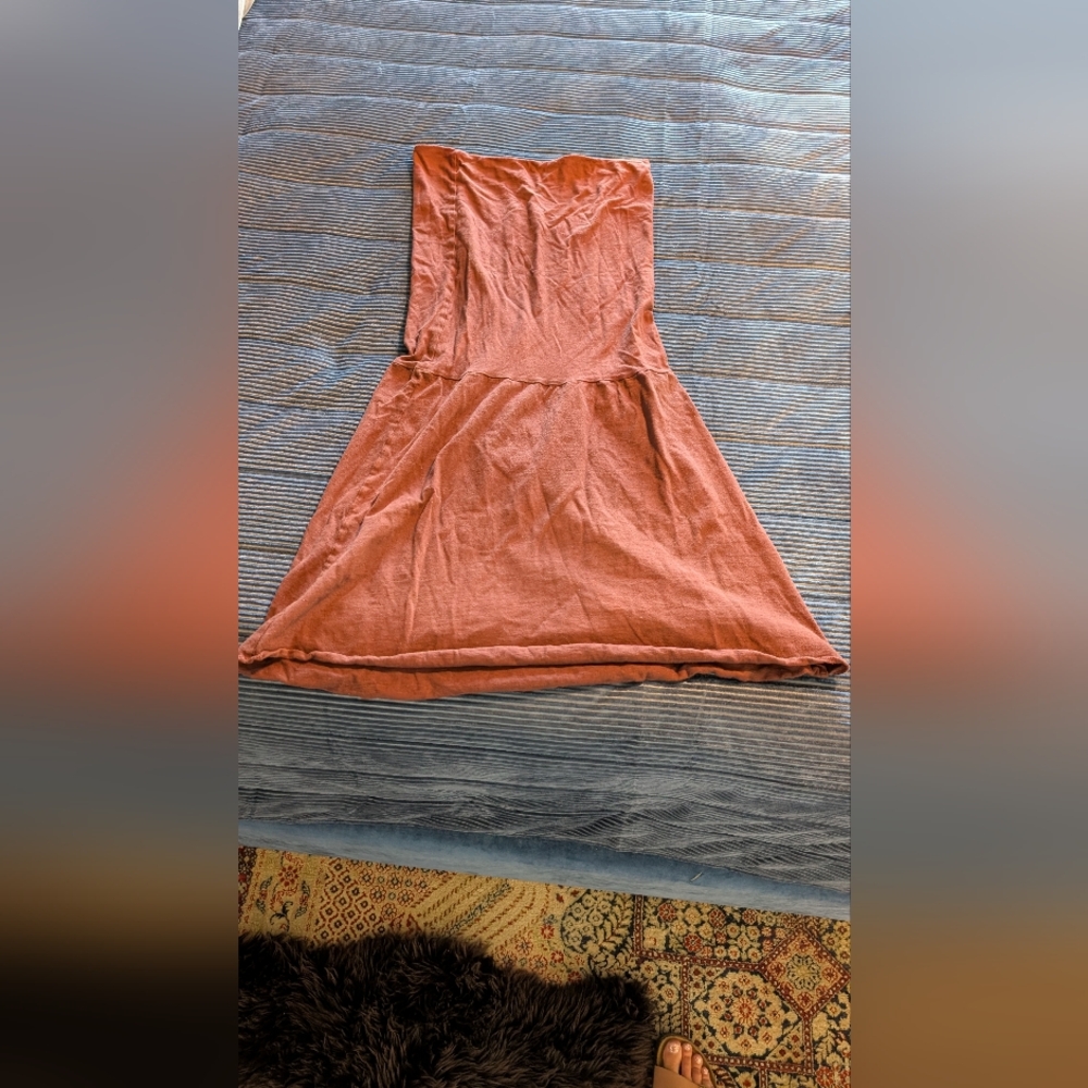 Gaia Conceptions Rust Mini Dress